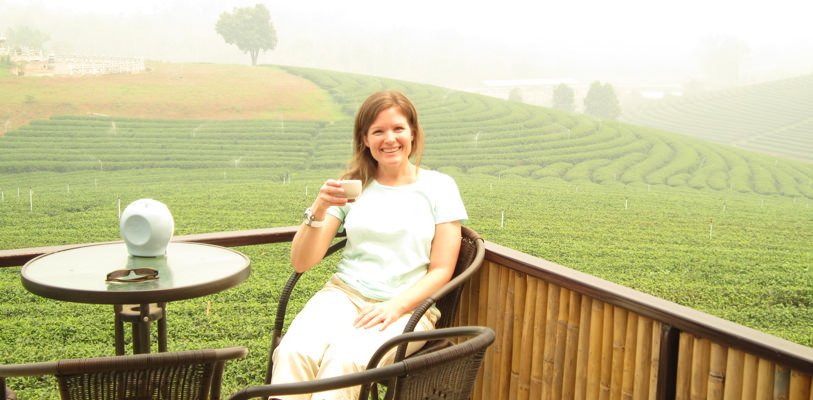 A visit to a tea plantation in Thailand